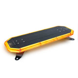 24" Stellar Vision Low Profile Amber LED Warning Light Bar With 19 Flash Patterns