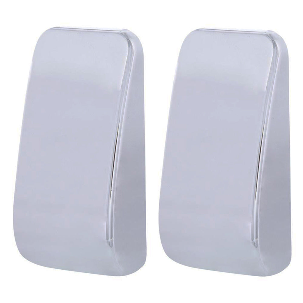 Chrome Switch Covers for Kenworth T680, T880, W990 - 2 Pack