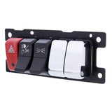 Chrome Switch Covers for Kenworth T680, T880, W990 - 2 Pack