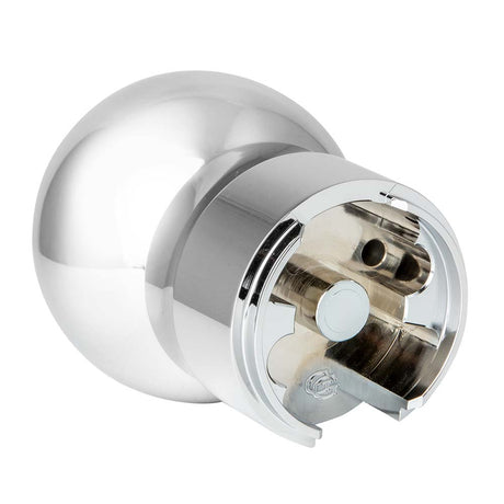 Chrome round 13/18 speed gearshift knob, closer view