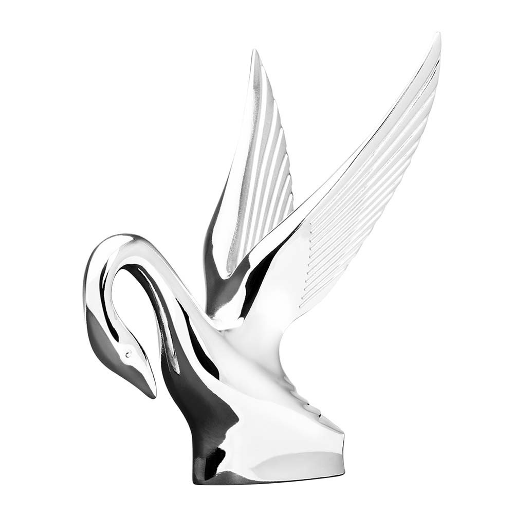 Original Style Chrome Swan Hood Ornament