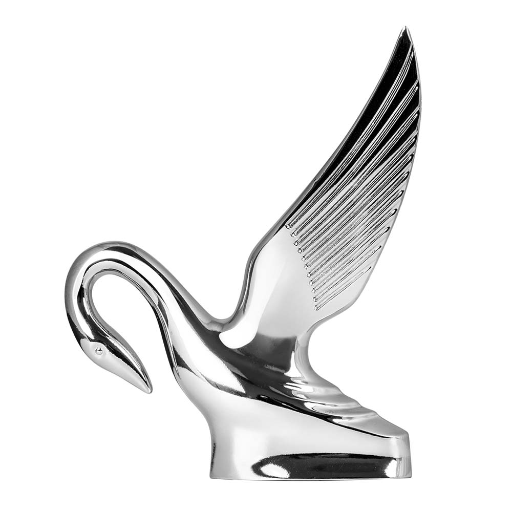 Original Style Chrome Swan Hood Ornament