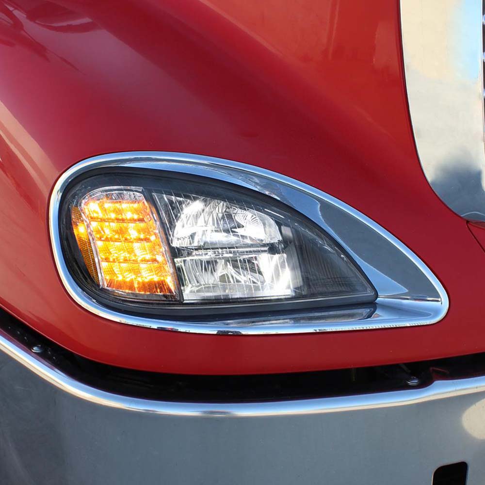 Freightliner Columbia 2001 - 2020 Black LED Headlight