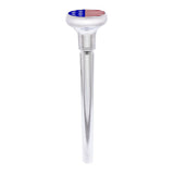 US Flag Sticker on Chrome Gearshift Knob - 1/2"-13 Thread-On
