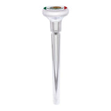 Mexico Flag Sticker on Chrome Gearshift Knob - 1/2"-13 Thread-On