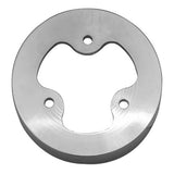 Chrome Aluminum 3-Bolt Hub Adapter for 9-Screw Steering Wheels