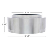 Chrome Aluminum 3-Bolt Hub Adapter for 9-Screw Steering Wheels