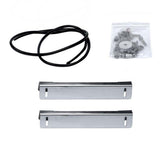 Peterbilt 378, 379 Short Hood and Peterbilt 357 Stainless Steel Bug Deflector