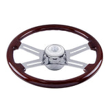 KW T680/T880, PB 579/567 Chrome Steering Wheel Hub & Horn Button Kit