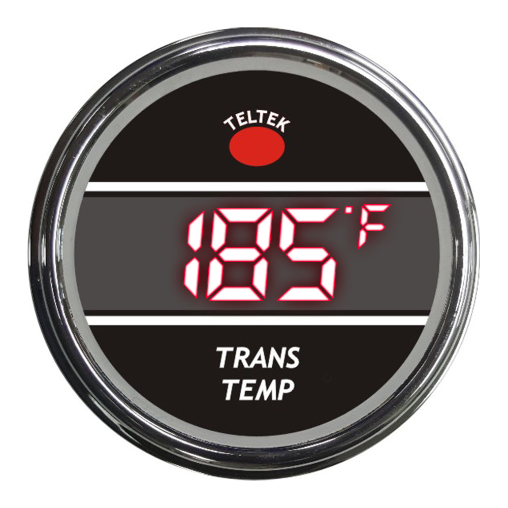 Transmission Temperature Teltek Smart Gauge for Peterbilt, Kenworth 2006 and newer