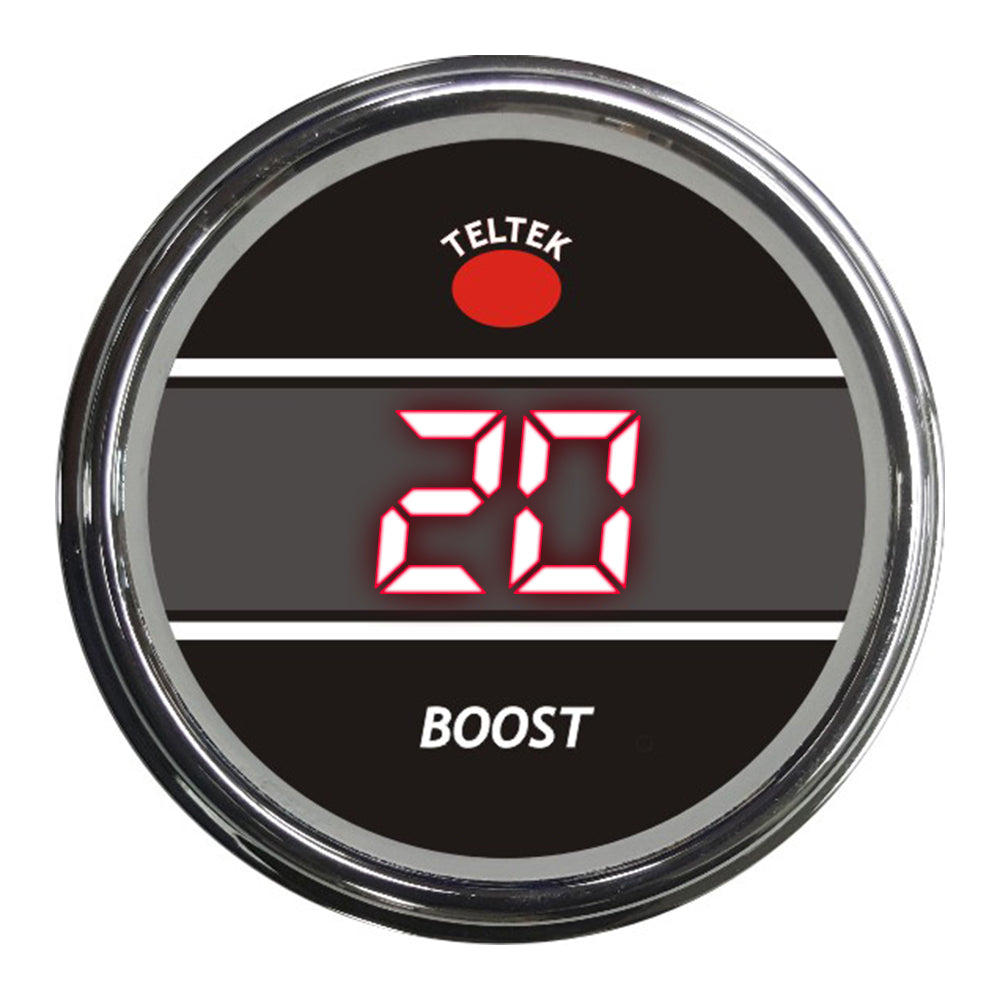 Turbo Boost Teltek Smart Gauge for Peterbilt, Kenworth 2006 and newer