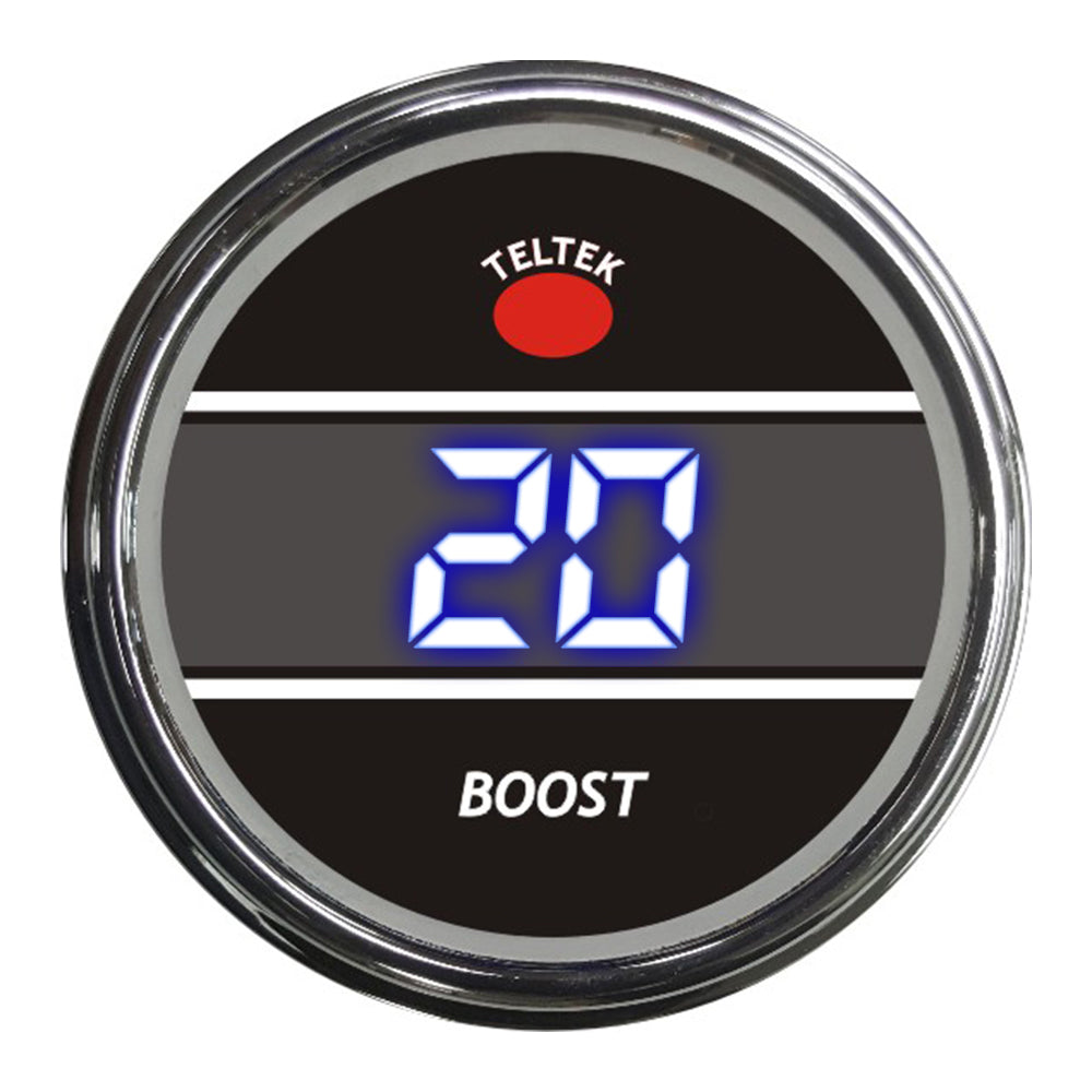 Turbo Boost Teltek Smart Gauge for Peterbilt, Kenworth 2006 and newer