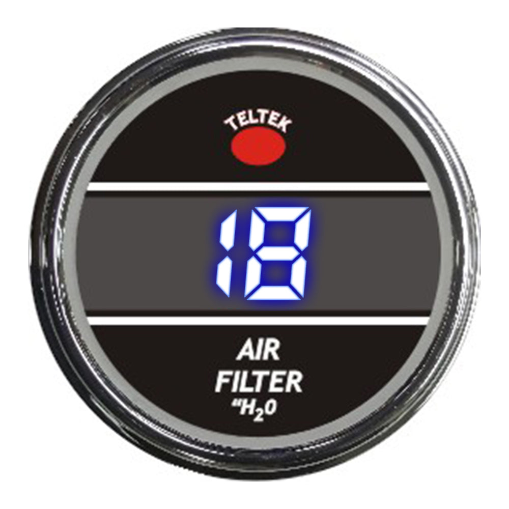Blue Air Filter Teltek Smart Gauge for Kenworth 2006 and newer