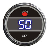 Blue DEF Level Teltek Smart Gauge for Peterbilt 2006 and newer