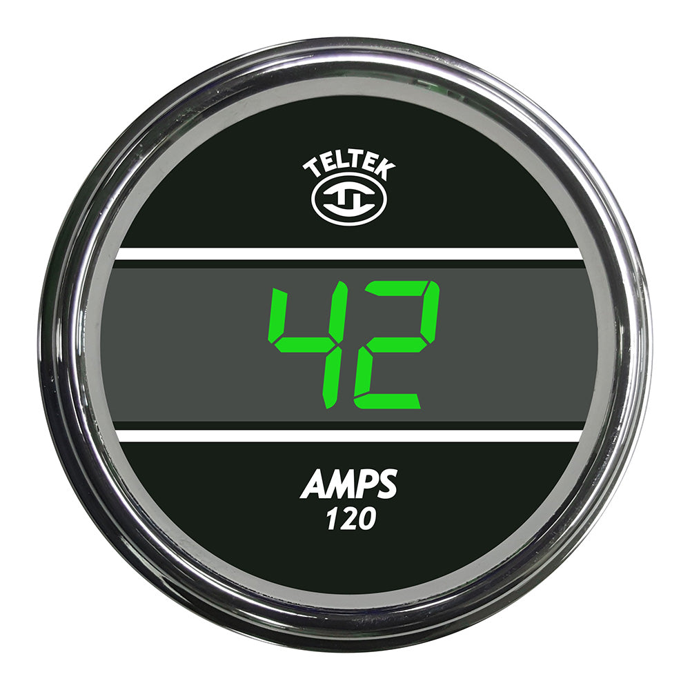 Green Teltek Smart Gauge AMP Meter for Peterbilt and Kenworth  2006 and Newer