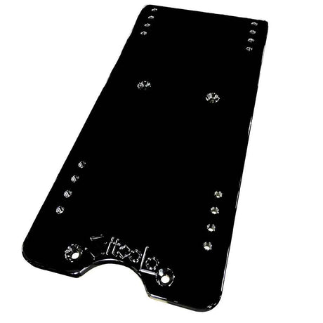 12-Inch Black powder coat seat base adapter plate (variant 6)
