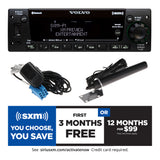 Aptiv Heavy-Duty Radio with Integrated Bluetooth and SiriusXM Satellite Radio Bundle Pack for Volvo