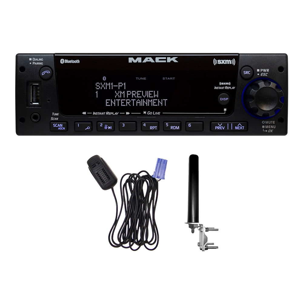 Aptiv Heavy-Duty Radio with Integrated Bluetooth and SiriusXM Satellite Radio Bundle Pack for Mack