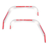 2018-2022 Freightliner Cascadia Stainless Steel Door Window Shade/Window Deflectors