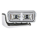 Peterbilt 359, 379, 389 High Power LED Projection Headlight with Turn Signals and Mounting Arm