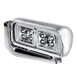 Peterbilt 359, 379, 389 High Power LED Projection Headlight with Turn Signals and Mounting Arm