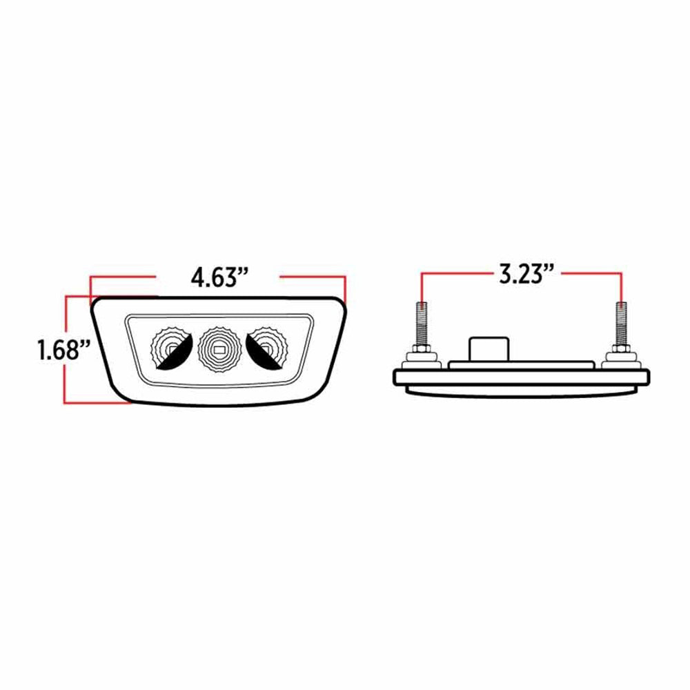 Kenworth/Peterbilt Dual Revolution Amber LED Turn & Marker to Auxiliary Cab LED Light