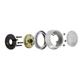 Kenworth 1997-2001 Chrome Steering Wheel Hub & Horn Button Kit