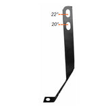 Peterbilt 379 Bumper Support for 20" - 22" Bumpers