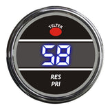 Reservoir Pressure Primary Teltek Smart Gauge for Peterbilt, Kenworth 2006 and newer