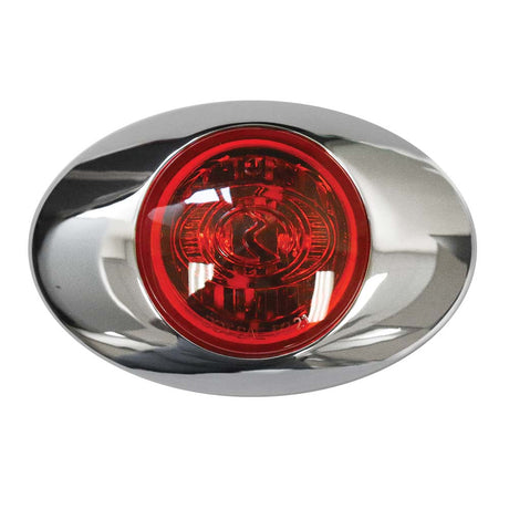Rear Peterbilt air cleaner light bars with hero H3 LED lights, close-up