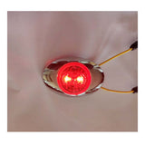 Rear Peterbilt Air Cleaner Light Bars with Hero H3 LED Lights