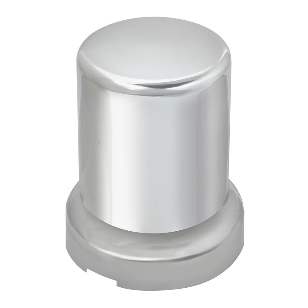 33mm x 2-3/8" Chrome Top Hat Nut Covers - Push On 10PK