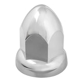 33mm Chrome Plastic Bullet Nut Covers - Push On 10PK