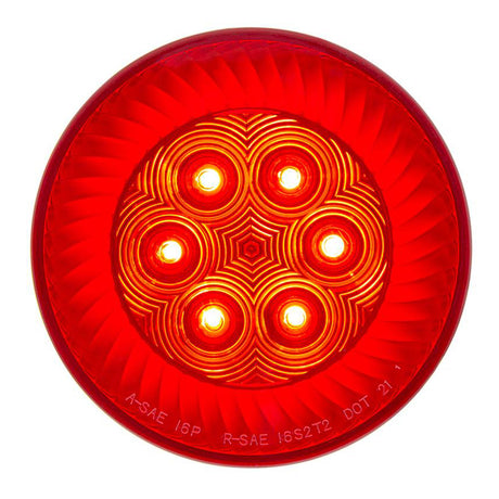 4" 16 LED red turbine stop, turn and tail light