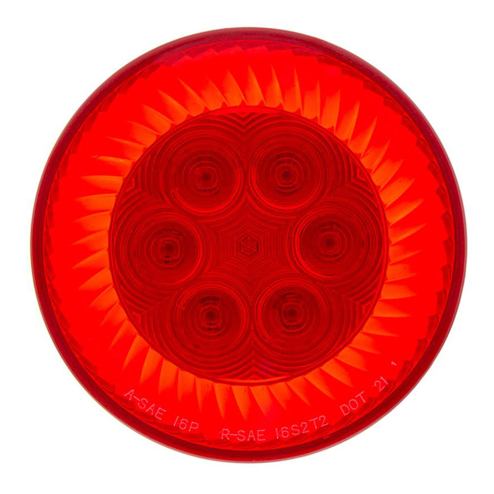 4" 16 LED Red Turbine Stop, Turn & Tail Light