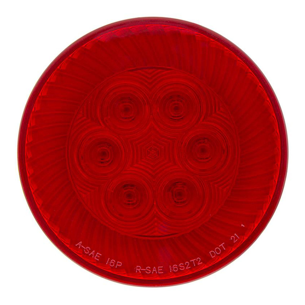 4" 16 LED Red Turbine Stop, Turn & Tail Light