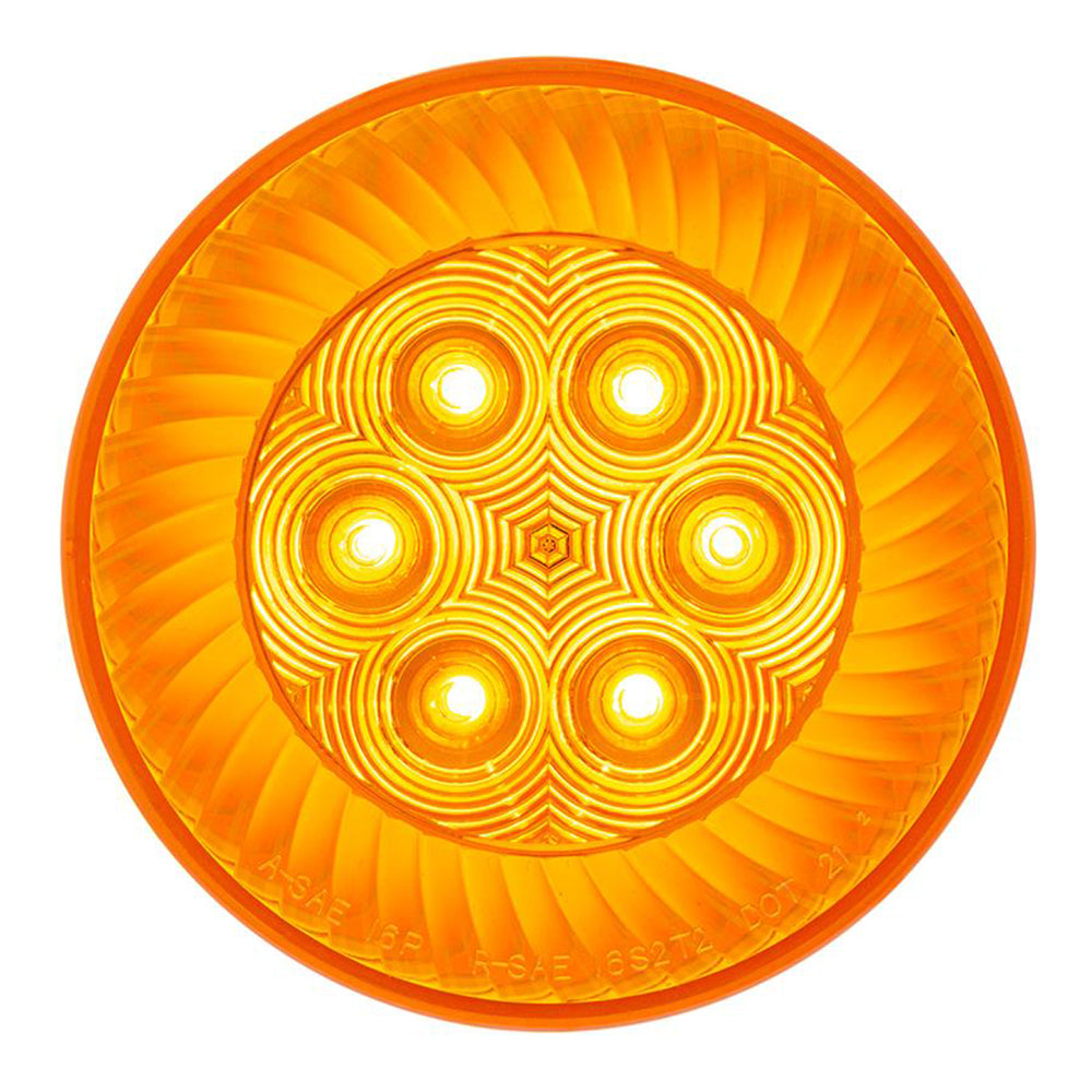 4" 16 LED Amber Turbine Turn Signal Light