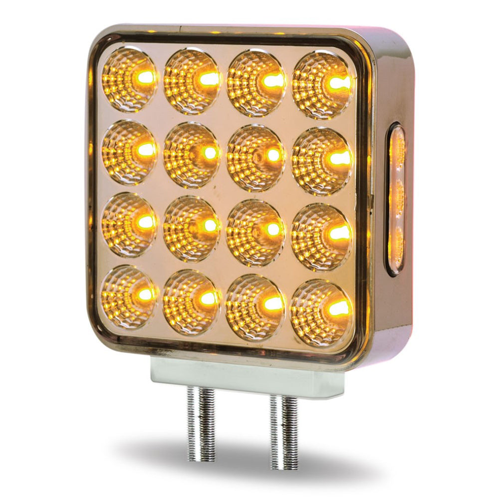 4" Square Dual Revolution Double Face LED Light