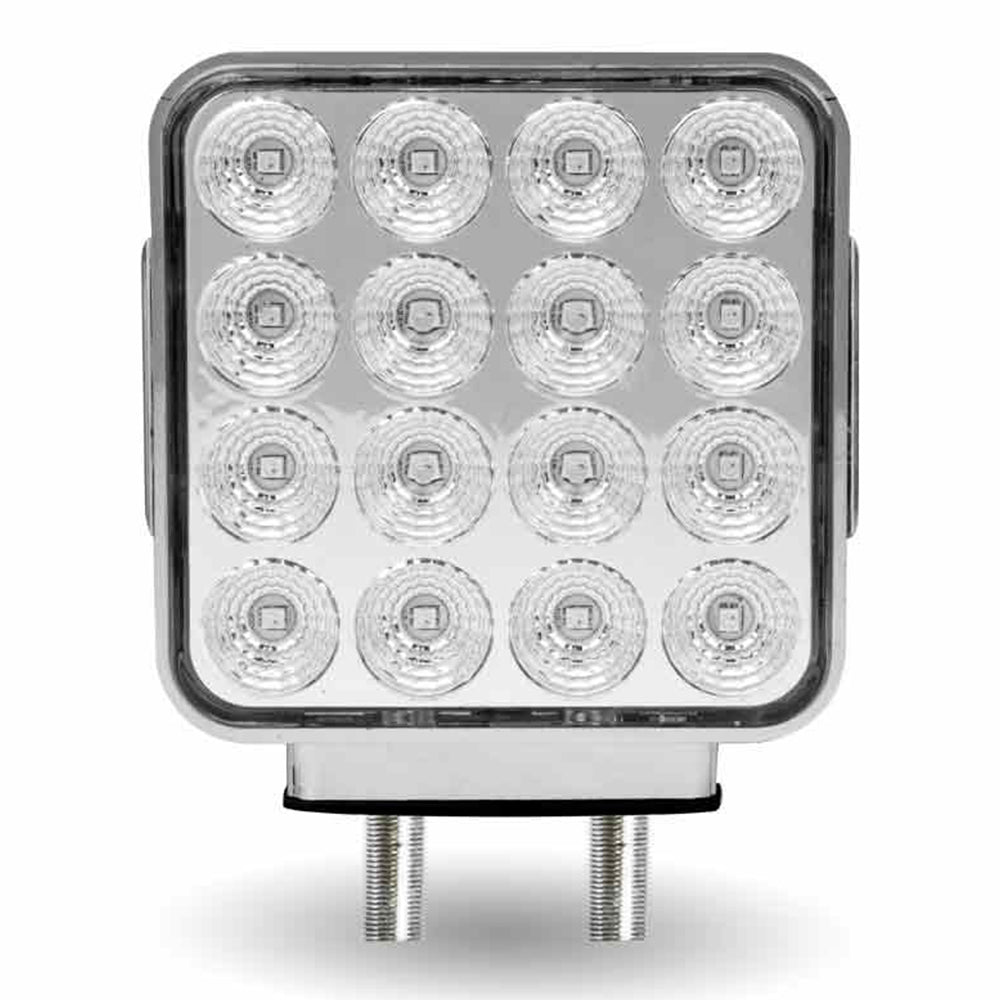 4" Square Dual Revolution Double Face LED Light