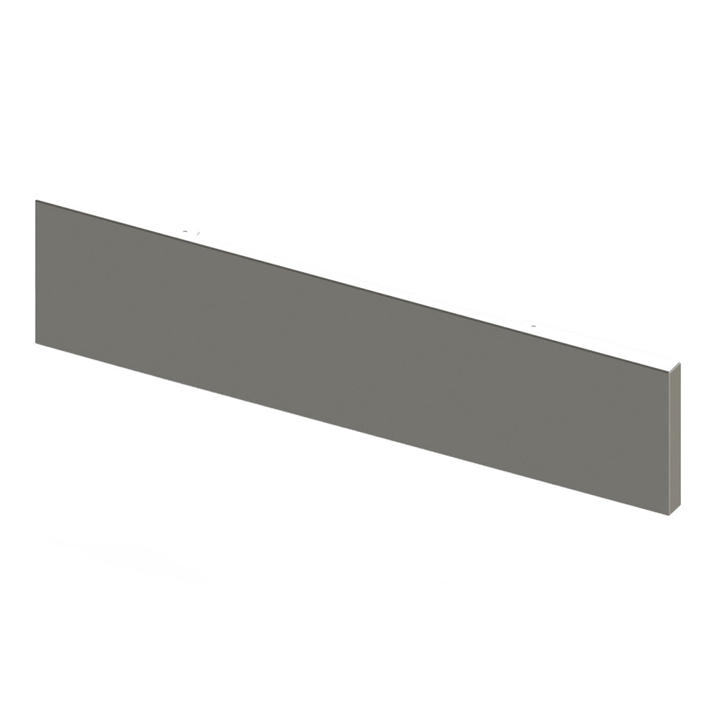 22" Chrome Plated Boxed End Bumper with Blind Mount for Peterbilt, Kenworth, Freightliner
