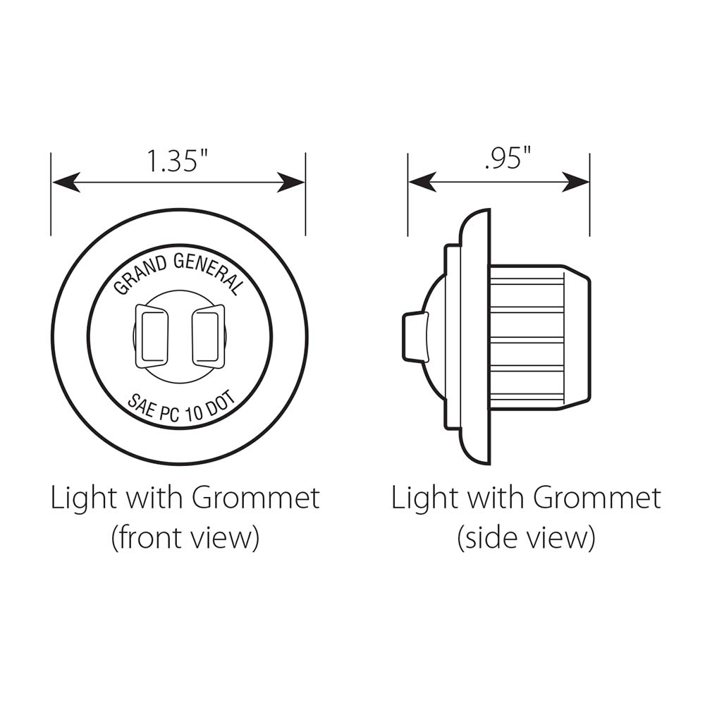 1" 1 LED Wide Angle Dual Function Mini Light