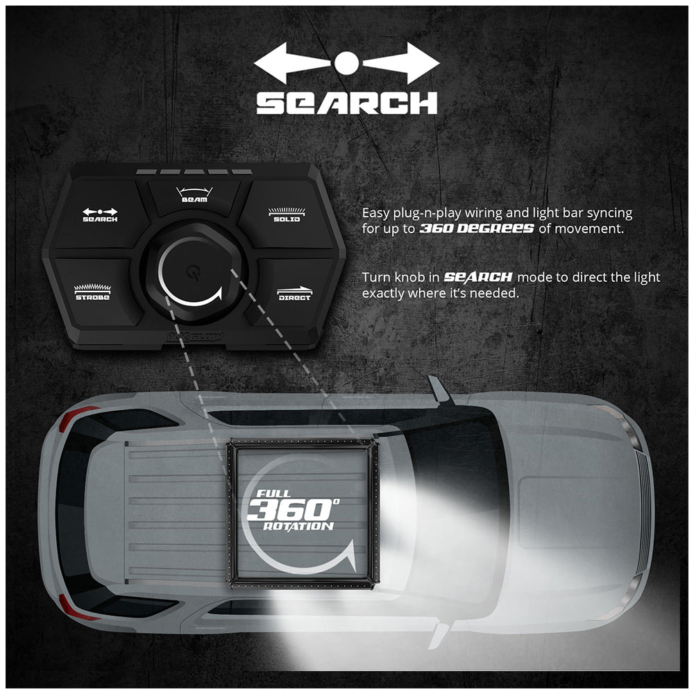 XKGlow 52" 4-Piece SAR 360 Degree Search and Rescue Light Bar System