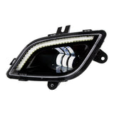 Freightliner Cascadia 34 LED Black Fog Light With LED Light Bar