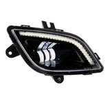 Freightliner Cascadia 34 LED Black Fog Light With LED Light Bar