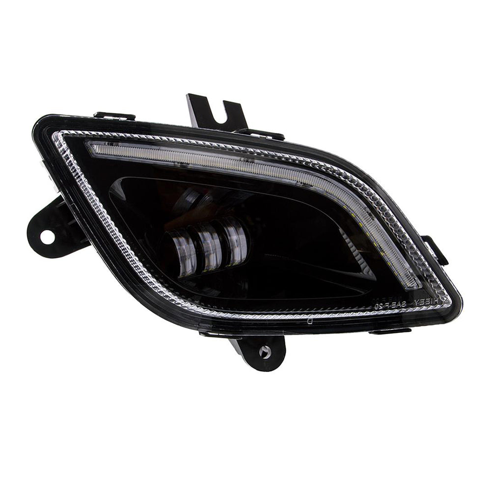 Freightliner Cascadia 34 LED Black Fog Light With LED Light Bar
