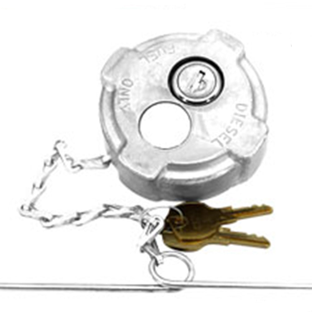 2" Reefer Chrome Locking Fuel Cap