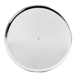 33mm x 5" Chrome Plastic Flat Top Cylinder Nut Cover - Push On