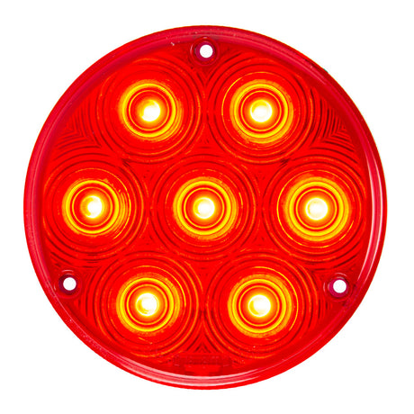 4" Slim LED light with 1157 plug, close-up