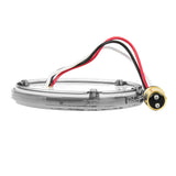 4" Slim Red/Clear LED Light with 1157 Plug