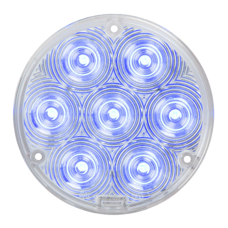 4" Slim LED light with 1157 plug (variant 2) up close